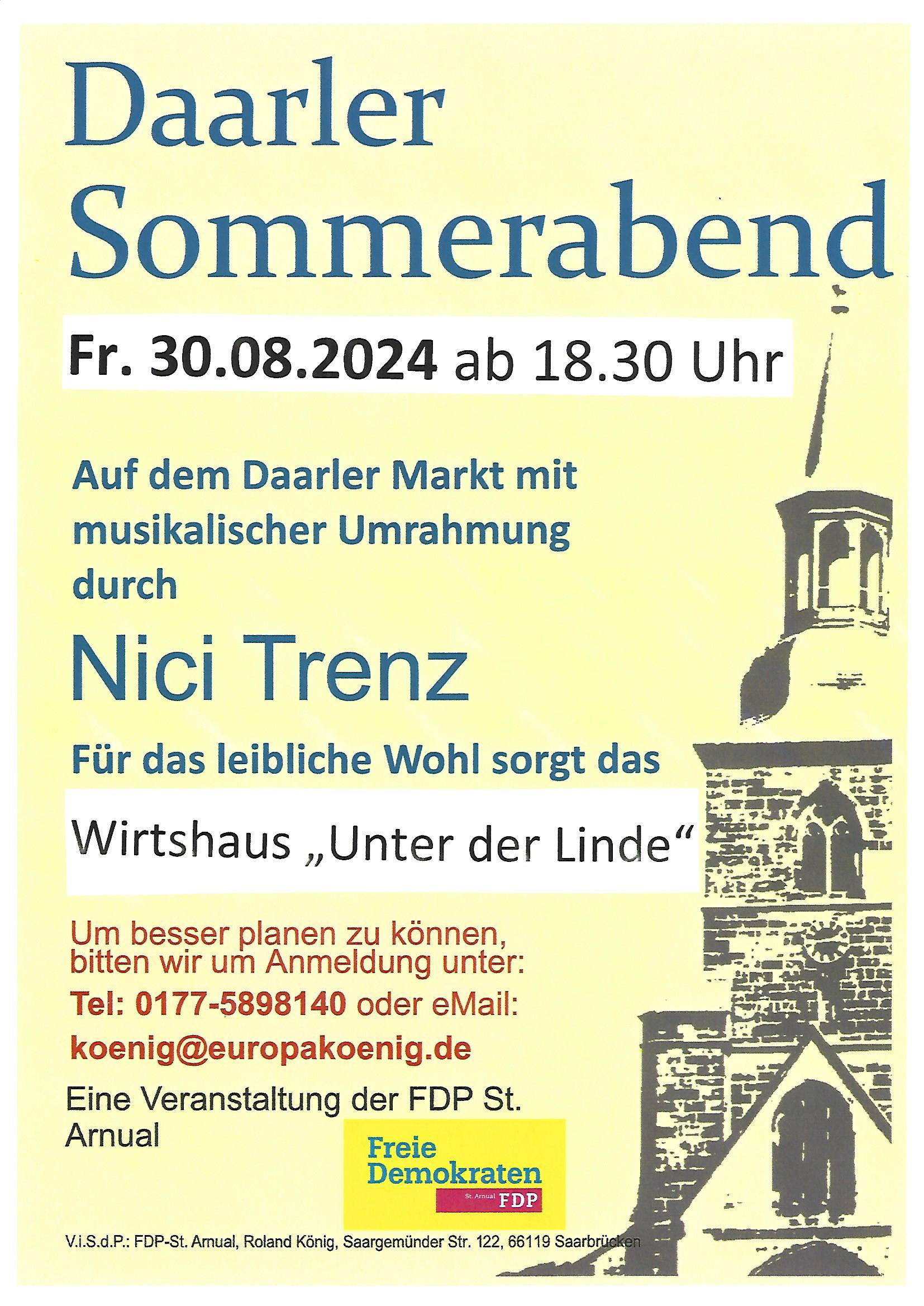 Einladung zum Daarler Sommerabend